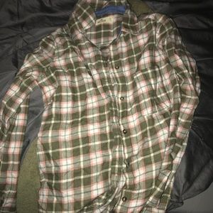 Plaid Hollister button up